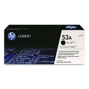 HP 53A, (Q7553A) Black Original LaserJet Toner Cartridge