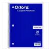 Coil-Lock Wirebound Notebook, 3-Hole Punch, Medium/College Rule, Randomly Assorted Cover Color, (70) 10.5 x 8 Sheets - Image 2