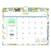 Day Designer Flutter Academic Year Wall Calendar, Butterfly Floral Artwork, 11 x 8.75, 12-Month (July to June): 2025 to 2026 - Image 2