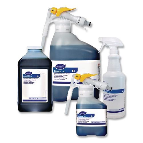 Glance HC Glass and Multi-Surface Cleaner Empty Bottle, 32 oz, Clear - Image 2