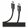 Type C To Type C USB Cable, 6 ft, Black - Image 2