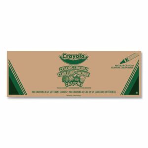 Colors of the World Crayons Classpack, Assorted Colors, 480/Pack