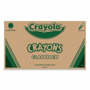 Classpack Regular Crayons, Assorted, 13 Caddies, 832/Box