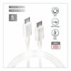 Type C To Type C USB Cable, 6 ft, White - Image 2