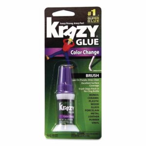 Color Change Brush On Glue, 0.18 oz, Dries Clear