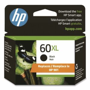 HP 60XL, (CC641WN) High-Yield Black Original Ink Cartridge