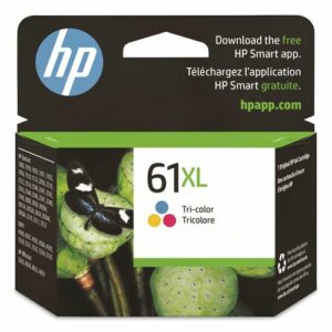 HP 61XL, (CH564WN) High-Yield Tri-Color Original Ink Cartridge