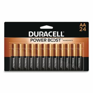 Power Boost Copper Top Alkaline AA Batteries, 24/Pack