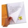 Wirebound Notebook, 1-Subject, Medium/College Rule, Assorted Cover Colors, (100) 11" x 8.5" Sheets, 3/Pack - Image 3