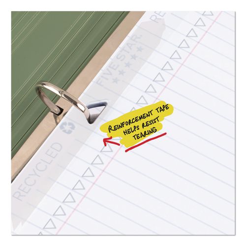 Reinforced Recycled Filler Paper Plus Study App, 3-Hole, 8.5 x 11, College Rule, 80/Pack - Image 4