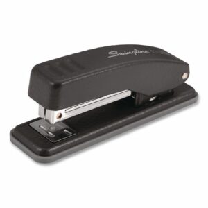 Cub Compact Metal Stapler, 20 Sheet Capacity, Matte Black