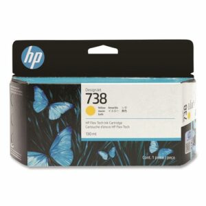 HP 738 (498N7A) Yellow Original DesignJet Ink Cartridge