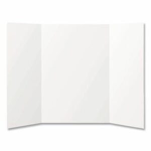 Trifold Display Boards, 36 x 48, White