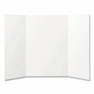 Trifold Display Boards, 18 x 24, White