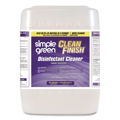 Clean Finish Disinfectant Cleaner, Herbal Scent, 5 gal Pail