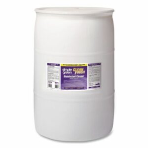 Clean Finish Disinfectant Cleaner, Herbal Scent, 55 gal Drum