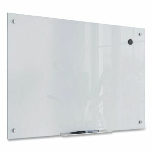 Magnetic Glass Dry Erase Board Value Pack, 36" x 24" (Actual Size: 35" x 23"), Frosted White Surface