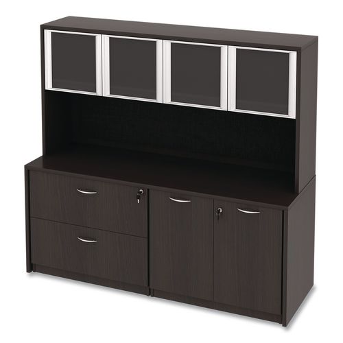 Alera Valencia Series Storage Cabinet, 34.13w x 22.78d x 29.5h, Espresso - Image 4