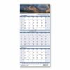 Earthscapes Recycled 3-Month Vertical Wall Calendar, Scenic Photography, 8 x 17, White Sheets, 14-Month: Dec 2024 to Jan 2026 - Image 2