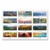 Earthscapes Recycled 3-Month Vertical Wall Calendar, Scenic Photography, 8 x 17, White Sheets, 14-Month: Dec 2024 to Jan 2026 - Image 3