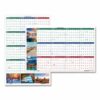 Earthscapes Recycled Reversible/Erasable Yearly Wall Calendar, Nature Photos, 32 x 48, White Sheets, 12-Month (Jan-Dec): 2025