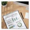 Prong Fastener Pressboard Report Cover, Two-Piece Prong Fastener, 3" Capacity, 11 x 17, Black/Black - Image 6