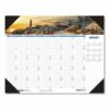 Earthscapes Recycled Monthly Desk Pad Calendar, Coastlines Photos, 22 x 17, Black Binding/Corners,12-Month (Jan-Dec): 2025 - Image 2