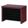 Alera Valencia Series Under-Counter File Organizer, 6 Sections, 15.75" x 9.88" x 10.88", Mahogany - Image 2