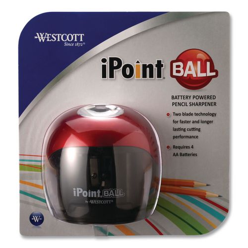 iPoint Ball Battery Sharpener, Battery-Powered, 3 x 3.25, Red/Black - Image 4