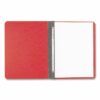 Pressboard Report Cover with Tyvek Reinforced Hinge, Two-Piece Prong Fastener, 3" Capacity, 8.5 x 11, Executive Red - Image 4