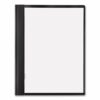 ACCOHIDE Frosted Front Report Cover, Prong Fastener, 3" Capacity, 500 Sheets, 8.5 x 11, Frosted/Black