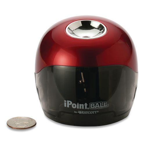 iPoint Ball Battery Sharpener, Battery-Powered, 3 x 3.25, Red/Black - Image 2