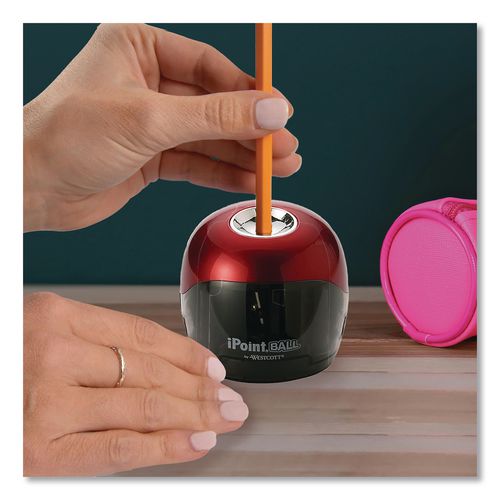 iPoint Ball Battery Sharpener, Battery-Powered, 3 x 3.25, Red/Black - Image 5
