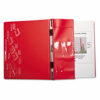 VariCap Expandable Binder, 2 Posts, 6" Capacity, 11 x 8.5, Red - Image 4