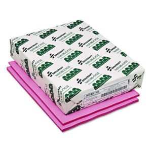 7530013982680, SKILCRAFT Neon Colored Copy Paper, 20 lb Bond Weight, 8.5 x 11, Neon Pink, 500/Ream