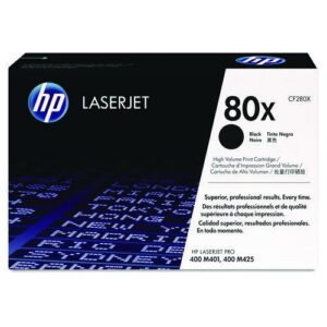 HP 80X, (CF280X) High-Yield Black Original LaserJet Toner Cartridge