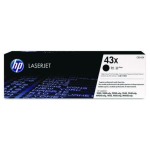 HP 43X, (C8543X) High-Yield Black Original LaserJet Toner Cartridge