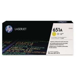 HP 651A, (CE342A) Yellow Original LaserJet Toner Cartridge