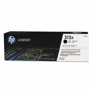HP 312A, (CF380A) Black Original LaserJet Toner Cartridge