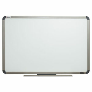 7110016222121, SKILCRAFT Total Erase White Board, 36" x 24", White Surface, Euro Titanium Finished Aluminum Frame