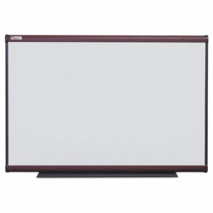 7110016222118, SKILCRAFT Total Erase White Board, 48" x 36", White Surface, Natural Mahogany Frame