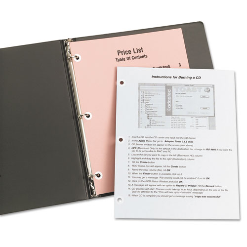 Dispenser Pack Hole Reinforcements, 0.25" Dia, White, 1,000/Pack, (5720) - Image 4