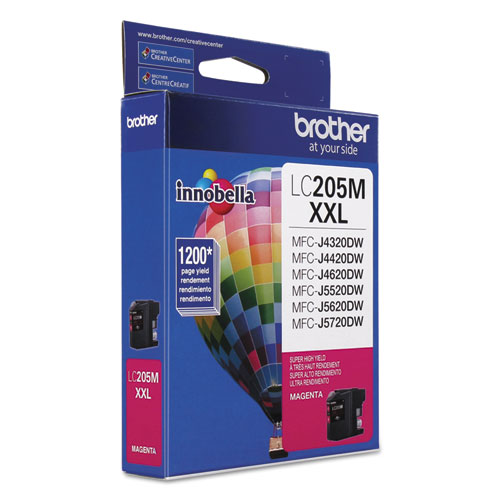 LC205M Innobella Super High-Yield Ink, 1,200 Page-Yield, Magenta - Image 3