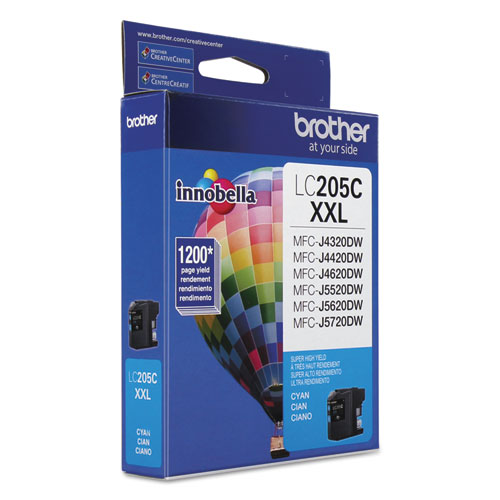 LC205C Innobella Super High-Yield Ink, 1,200 Page-Yield, Cyan - Image 2