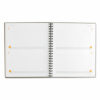 Plan. Write. Remember. Planning Notebook Two Days Per Page , 11 x 8.38, Gray Cover, Undated - Image 3