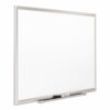 Classic Series Porcelain Magnetic Dry Erase Board, 96" x 48", White Surface, Satin Aluminum Frame - Image 2