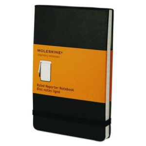 Reporter Notepad, Narrow Rule, Black Cover, 192 White 3.5 x 5.5 Sheets