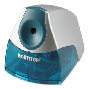 Personal Electric Pencil Sharpener, AC-Powered, 4.25 x 8.4 x 4.25, Blue