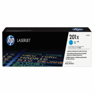 HP 201X, (CF401X) High-Yield Cyan Original LaserJet Toner Cartridge
