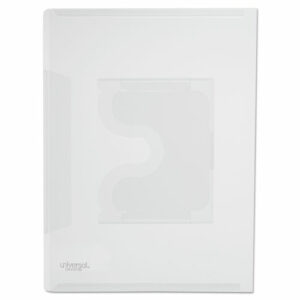 Transparent Deluxe Locking Project Files with CD-ROM Holder, Letter Size, Clear, 25/Pack